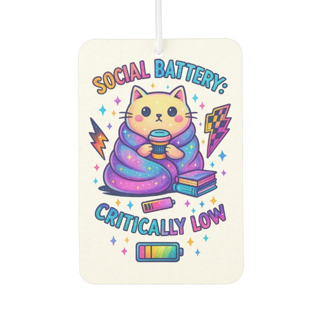 Sozialakku kritisch... autolufterfrischer (Vorderseite)