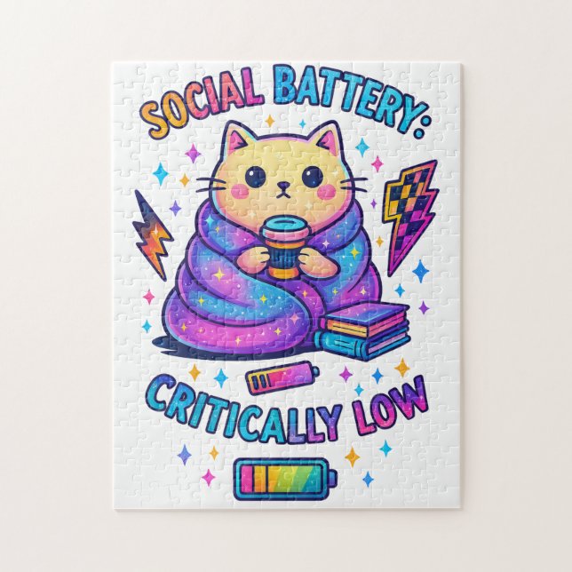 Sozialakku kritisch... puzzle (Vertikal)