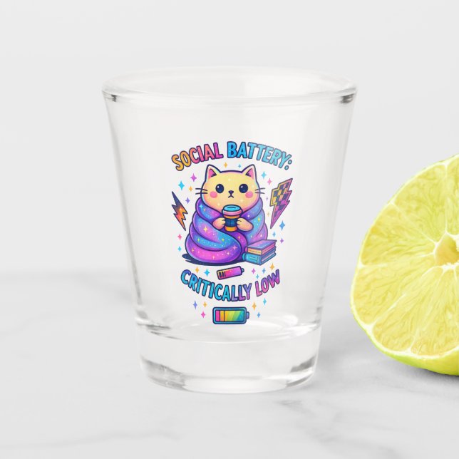 Sozialakku kritisch... schnapsglas (Vorderseite)