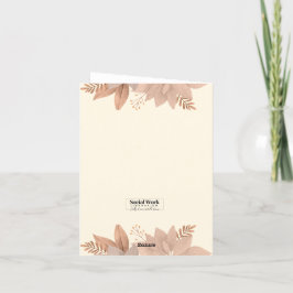 Sozialarbeiter Dankeschön-Karten Dankeskarte