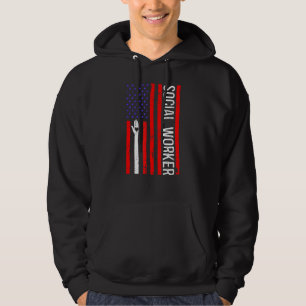 Sozialarbeiter-Flagge Sozialarbeitsmonat Lmsw Bewe Hoodie