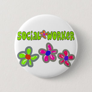 Sozialarbeiter-Geschenke Button