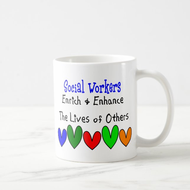 Sozialarbeiter-Geschenke Kaffeetasse (Rechts)