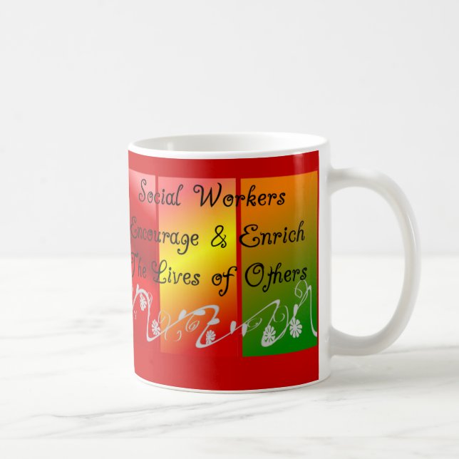 Sozialarbeiter-Geschenke Kaffeetasse (Rechts)