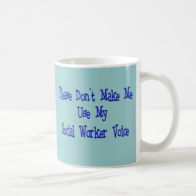 Sozialarbeiter-Geschenke Kaffeetasse (Rechts)