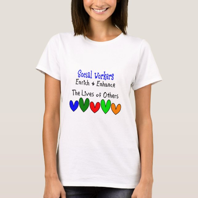 Sozialarbeiter-Geschenke T-Shirt (Vorderseite)