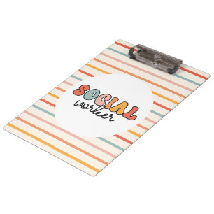 Sozialarbeiter Klemmbrett