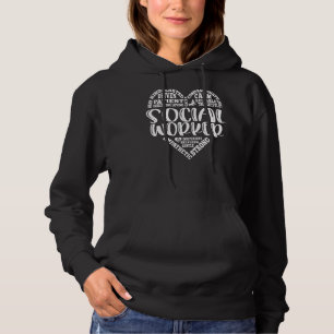 Sozialarbeiter Liebe Heart School Social Work Appr Hoodie