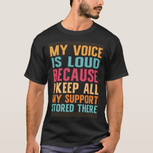 Sozialarbeiter Meine Stimme ist laute soziale Arbe T-Shirt