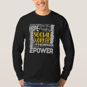 Sozialarbeiter öffentlicher Bediensteter 4 T-Shirt