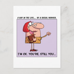 Sozialarbeiter sind mir ein OOK Postkarte