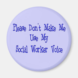 Sozialarbeiter-Spenden Magnet