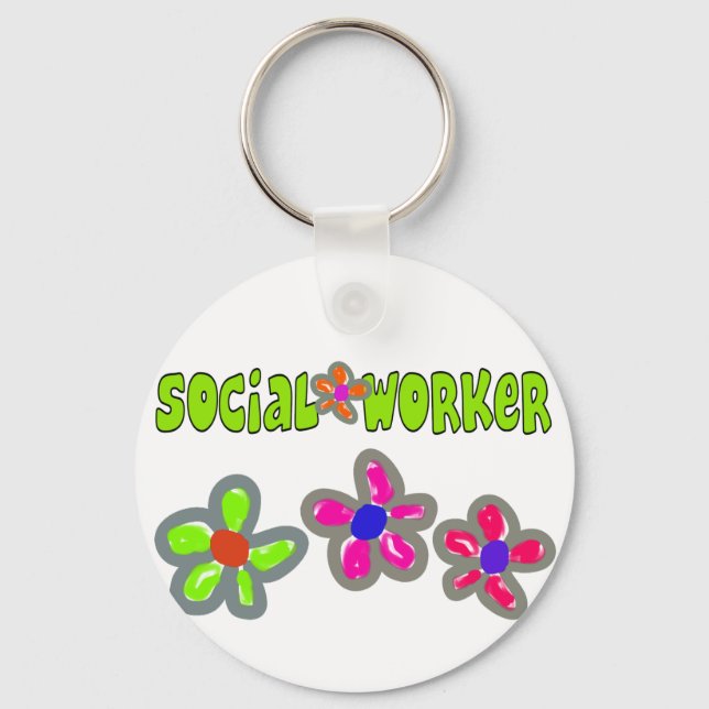 Sozialarbeiter-Spenden Schlüsselanhänger (Vorderseite)