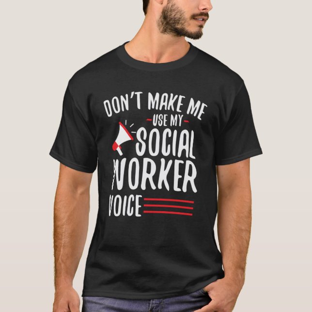 Sozialarbeiter - Sprachabgänger T-Shirt (Vorderseite)