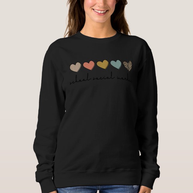 Sozialarbeiter Ssw Sozialarbeiterstudentin Grad Sweatshirt (Vorderseite)