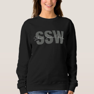 Sozialarbeiter Ssw Sozialarbeiterstudentin Grad Sweatshirt