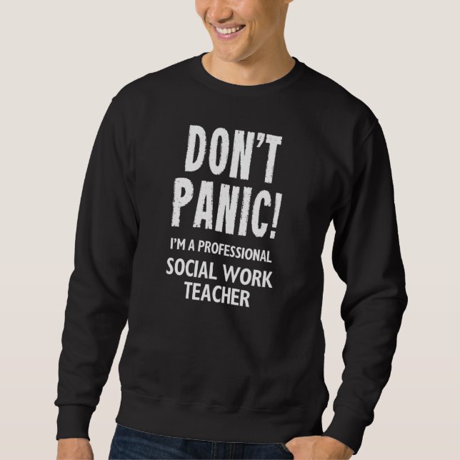 Sozialarbeiter Sweatshirt (Vorderseite)