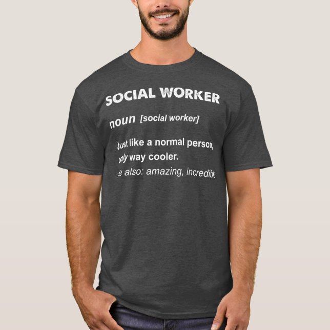 Sozialarbeiter T-Shirt (Vorderseite)