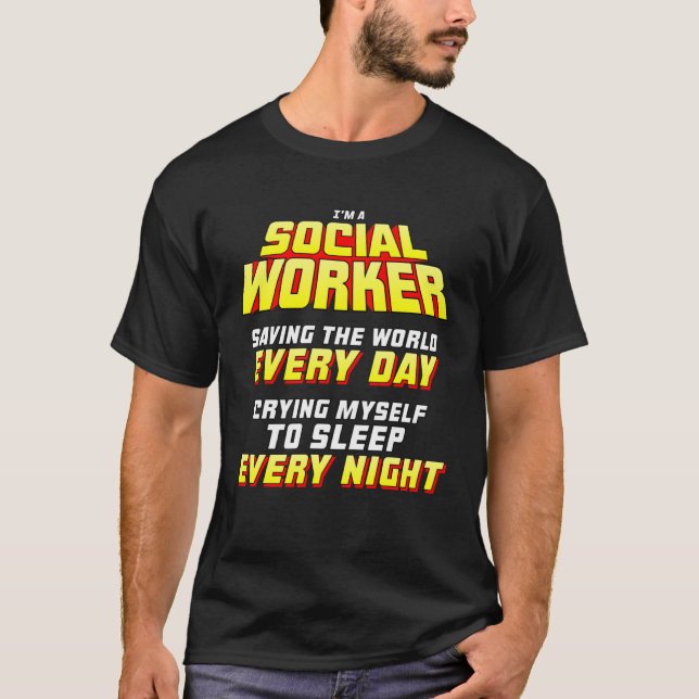 Sozialarbeiter T-Shirt (Vorderseite)