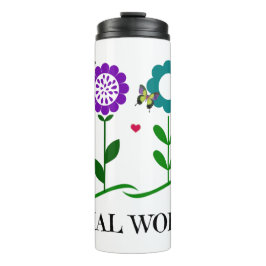 Sozialarbeiter Thermosbecher