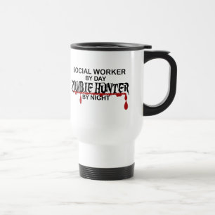 Sozialarbeiter-Zombie-Jäger Reisebecher
