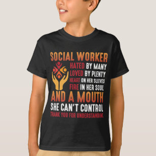 Sozialarbeiterin Frauen für Sozialpädagogik T-Shirt