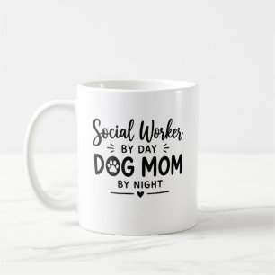 Sozialarbeiterin Hundemama Geschenk Kaffeetasse