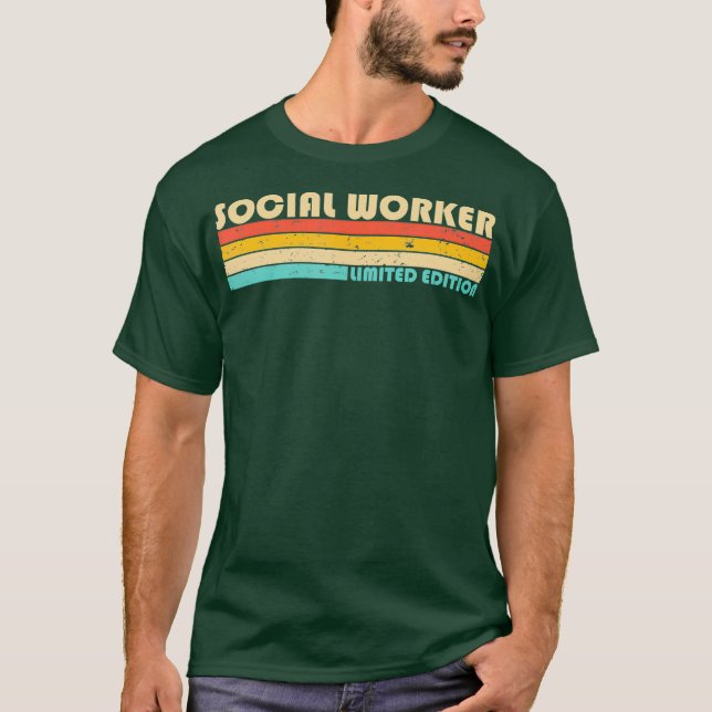 SOZIALARBEITNEHMER Funny Job Title Professionals T-Shirt (Vorderseite)