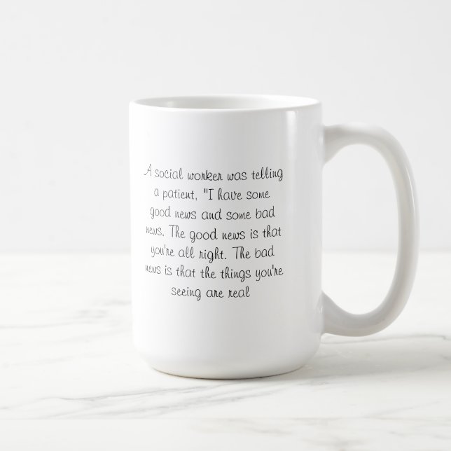 Sozialarbeits-Tasse XII Kaffeetasse (Rechts)