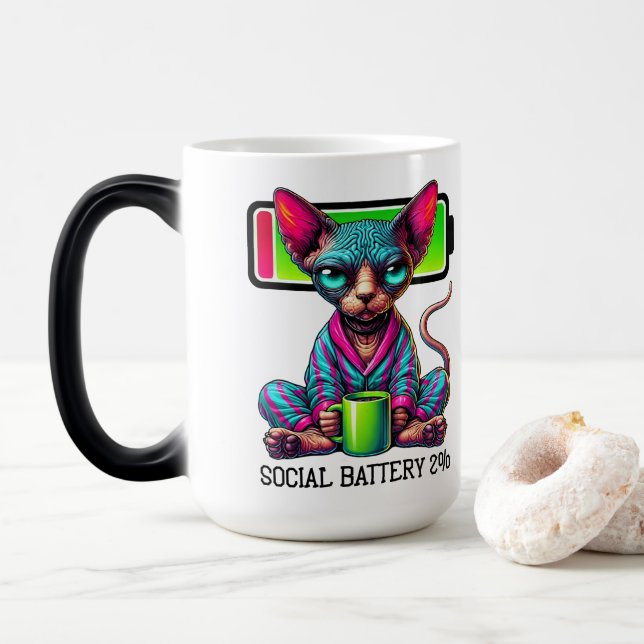 Sozialbatterie Verwandlungstasse (Mit Donut)