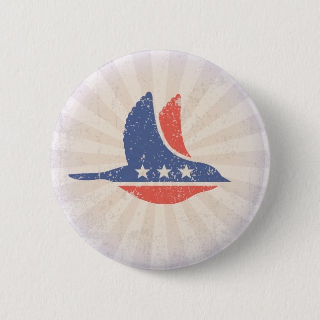 Sozialdemokrat-Logo Button (Vorderseite)