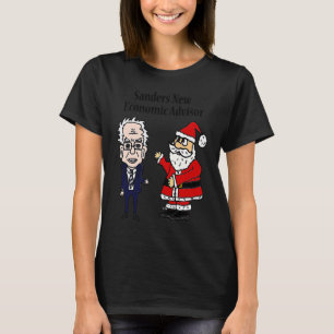 Sozialdemokraten Anti Bernie Sanders und Santa T-Shirt