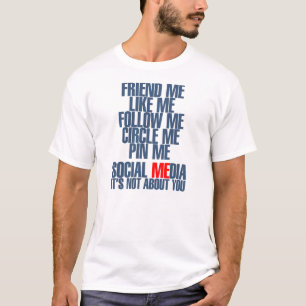 Sozialdie medium-T-Shirt der Männer - Licht T-Shirt