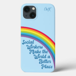 Soziale Arbeit Inspiration Zitat Rainbow Niedlich  Case-Mate iPhone Hülle
