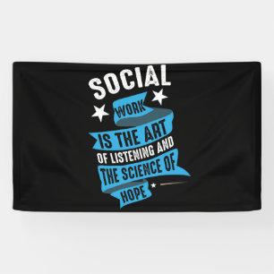 Soziale Arbeit ist die Kunst, die Wissenschaft zu  Banner