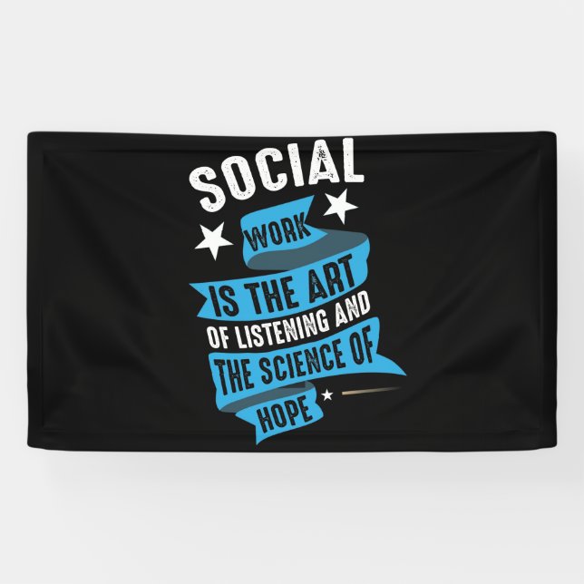Soziale Arbeit ist die Kunst, die Wissenschaft zu  Banner (Horizontal)