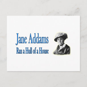 Soziale Arbeit: Jane Addams Ran a Hull of a House Postkarte