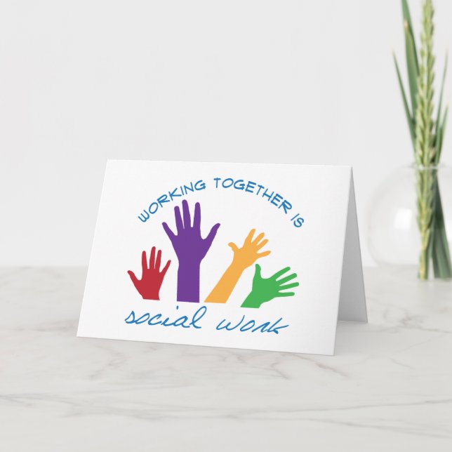 Soziale Arbeit Karte (Vorderseite)