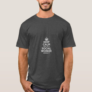 SOZIALE ARBEITNEHMER GEGENSTAND Funny Job Title Pr T-Shirt