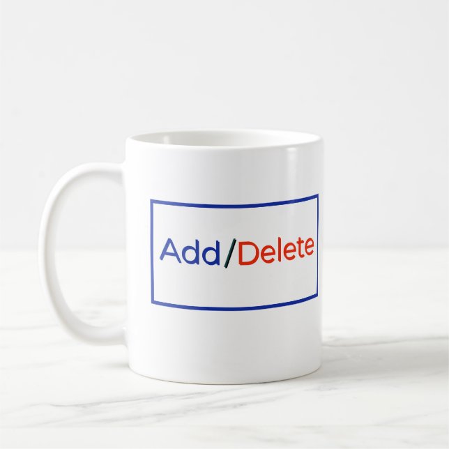 Soziale Cyber-Typografie lustig niedlicher Design  Kaffeetasse (Links)