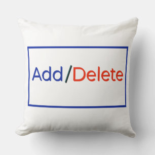 Soziale Cyber-Typografie lustiges süßes Design T-S Kissen