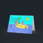Soziale Distanz Weibliche Cartoon Geburtstag Karte<br><div class="desc">Der sonnige topische Cartoon einer Frau, die auf einer Wüsteninsel sitzt und die Sonne herunterschlägt. Sie sitzt unter einer Palme mit einem Glas Wein. Personalisieren Sie einfach den gesamten Vorlagentext auf dieser Karte. Fügen Sie einen Namen hinzu, oder bearbeiten Sie die Beschriftung, die lautet: Name wollte zum Geburtstag zu gehen,...</div>