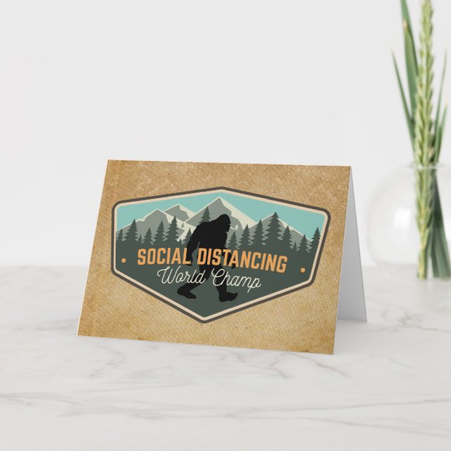 Soziale Distanziertheit der Welt Karte (Vorderseite)