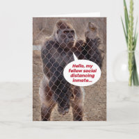 Soziale Distanzierung Gorilla Förderung und Kopplu