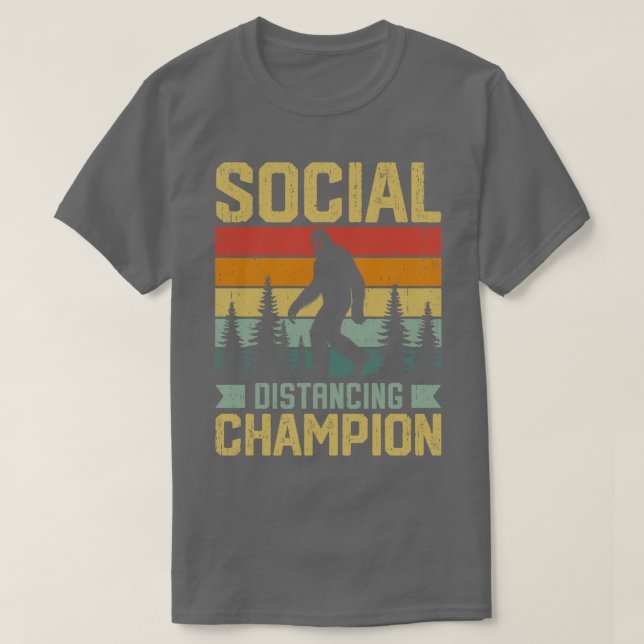 SOZIALE DISTANZIERUNG T-Shirt (Design vorne)