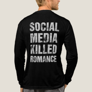 Soziale Medien haben die Romantik getötet Tri-Blend Shirt