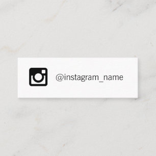 Soziale Medien Mini Visitenkarte