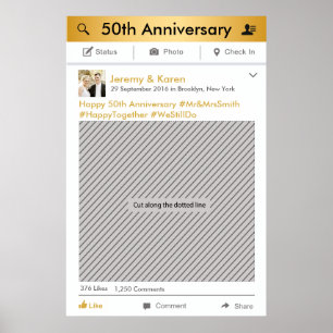 Soziale Medien Party Rahmen Foto Booth Requisite Poster