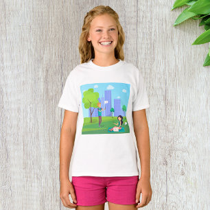 Soziale Medienkommunikation im Stadtpark T-Shirt