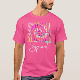 Soziale Studien gingen Gefärbte Krawatte zurück zu T-Shirt